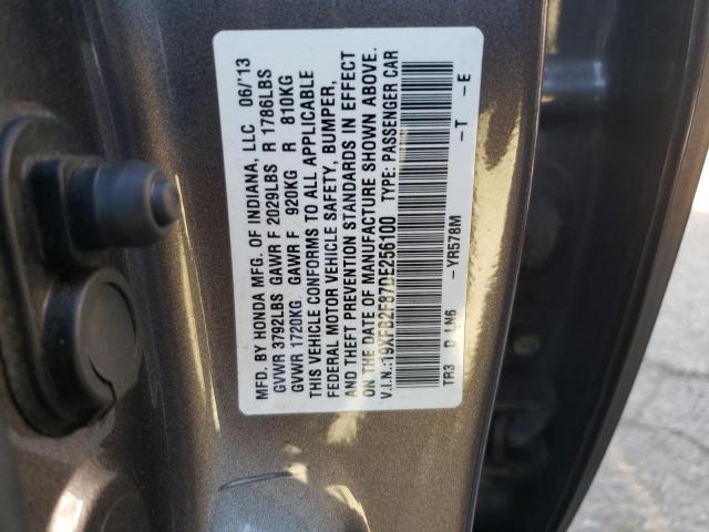 Photo 11 VIN: 19XFB2F87DE256100 - HONDA CIVIC EX 