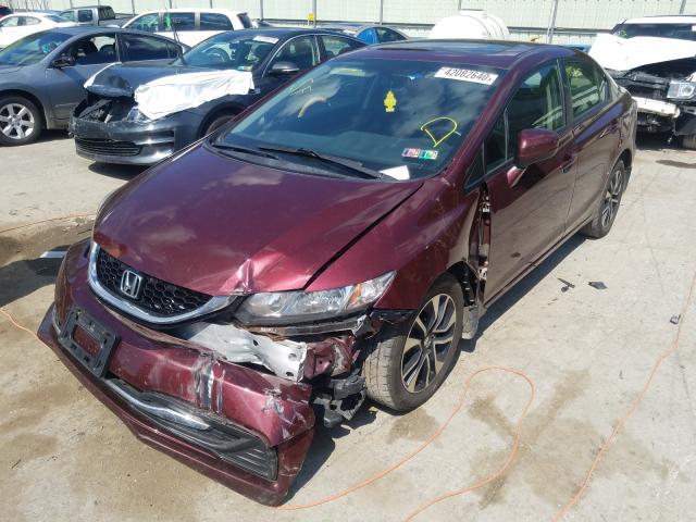 Photo 1 VIN: 19XFB2F87FE060726 - HONDA CIVIC EX 