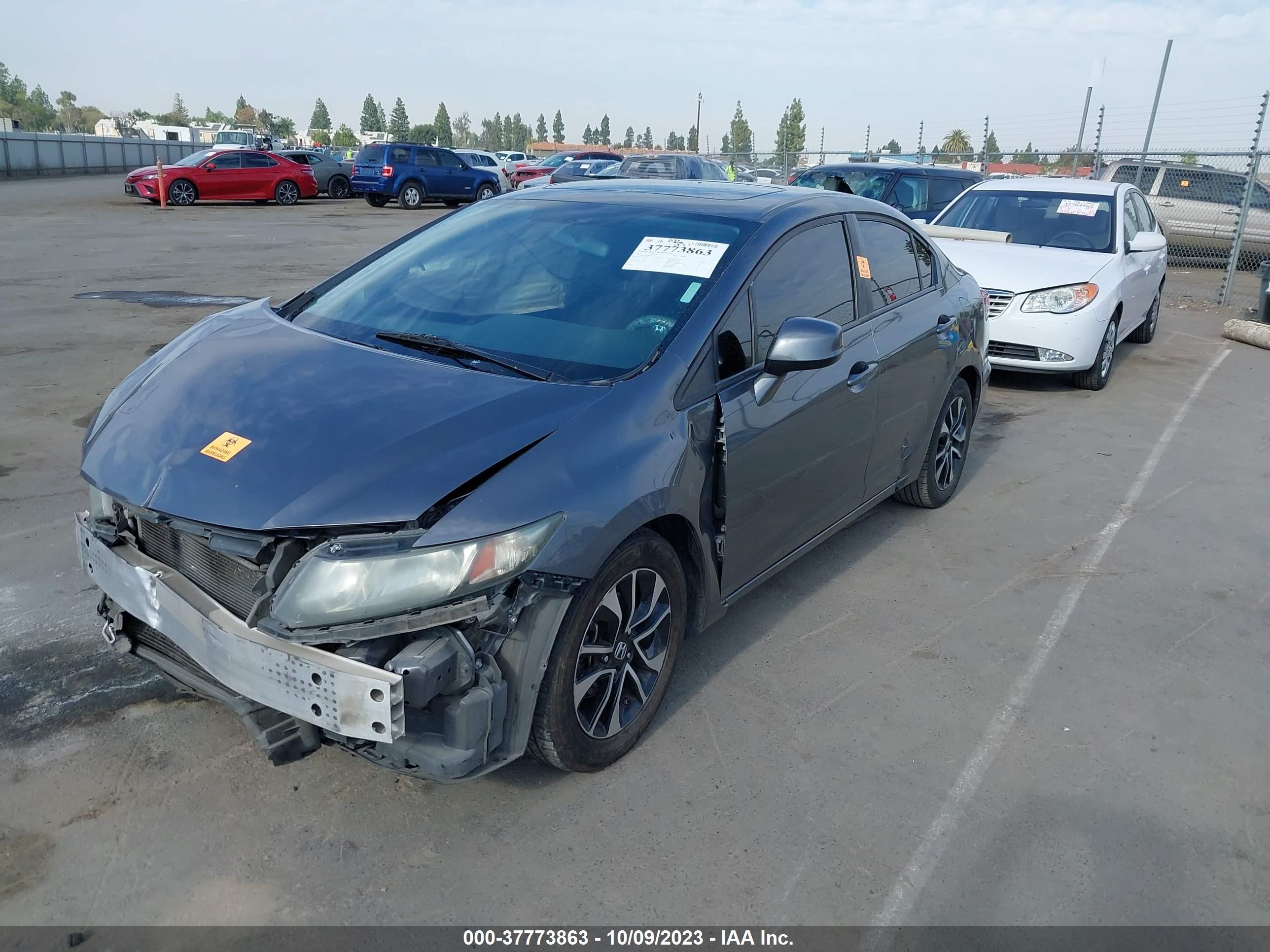 Photo 1 VIN: 19XFB2F88DE222344 - HONDA CIVIC 