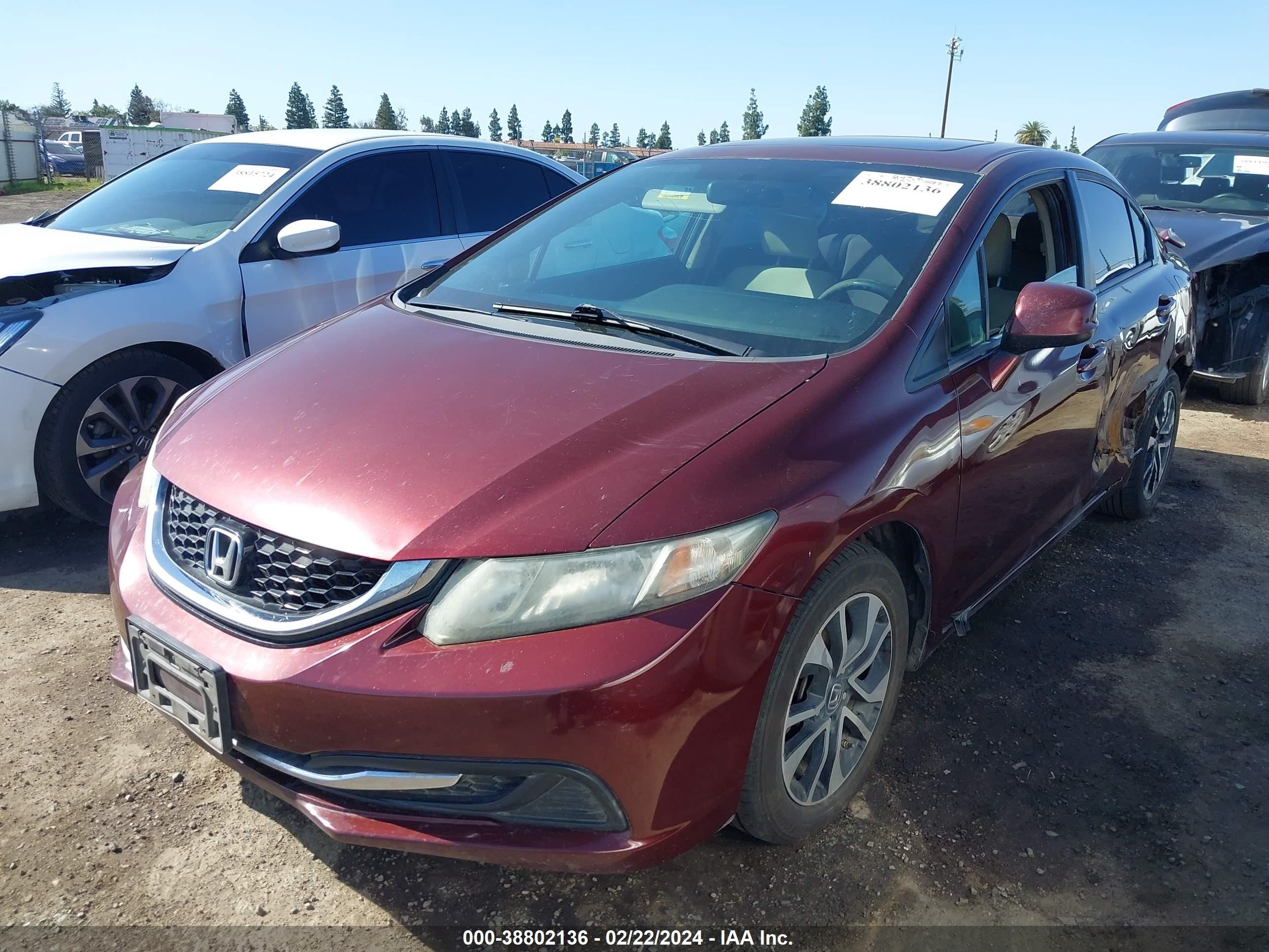 Photo 1 VIN: 19XFB2F88DE270927 - HONDA CIVIC 