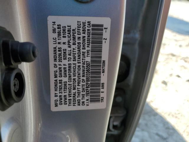 Photo 11 VIN: 19XFB2F88EE060507 - HONDA CIVIC EX 