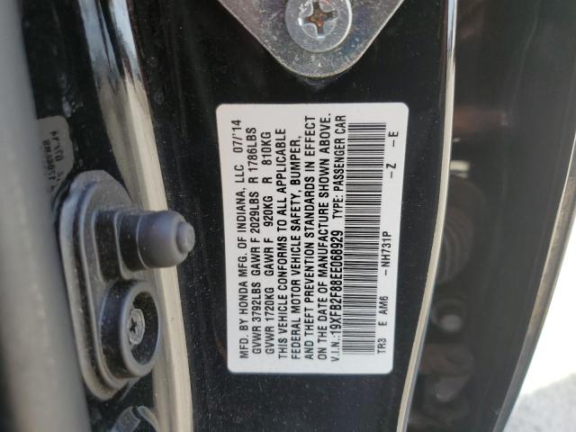 Photo 11 VIN: 19XFB2F88EE068929 - HONDA CIVIC EX 