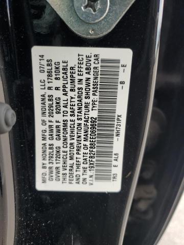 Photo 11 VIN: 19XFB2F88EE069692 - HONDA CIVIC EX 