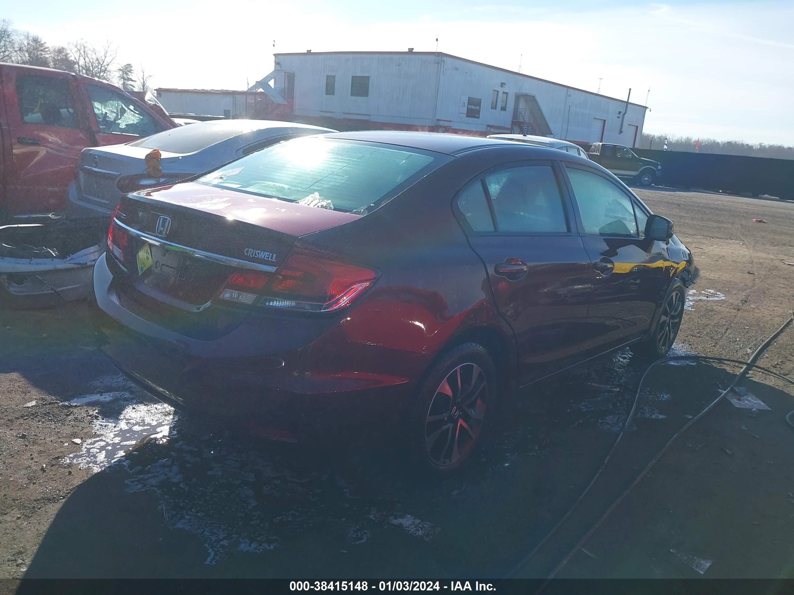 Photo 3 VIN: 19XFB2F89DE228797 - HONDA CIVIC 