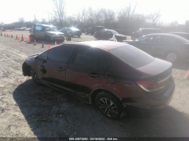 Photo 2 VIN: 19XFB2F89FE073607 - HONDA CIVIC SEDAN 