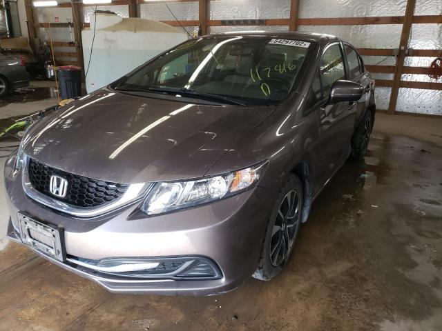 Photo 1 VIN: 19XFB2F89FE117816 - HONDA CIVIC EX 