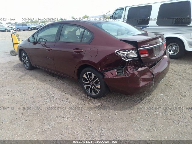 Photo 2 VIN: 19XFB2F89FE244100 - HONDA CIVIC SEDAN 