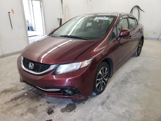 Photo 1 VIN: 19XFB2F91DE008014 - HONDA CIVIC EXL 