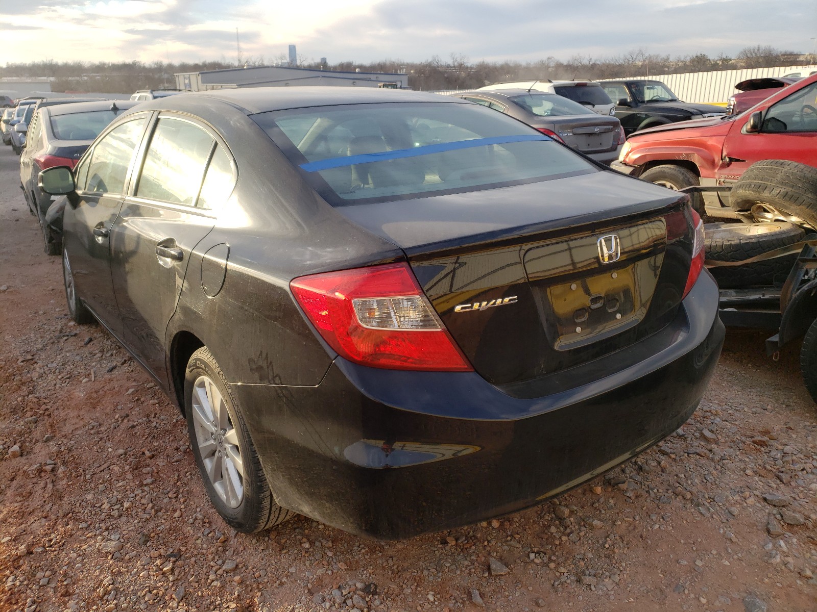 Photo 2 VIN: 19XFB2F92CE013334 - HONDA CIVIC EXL 