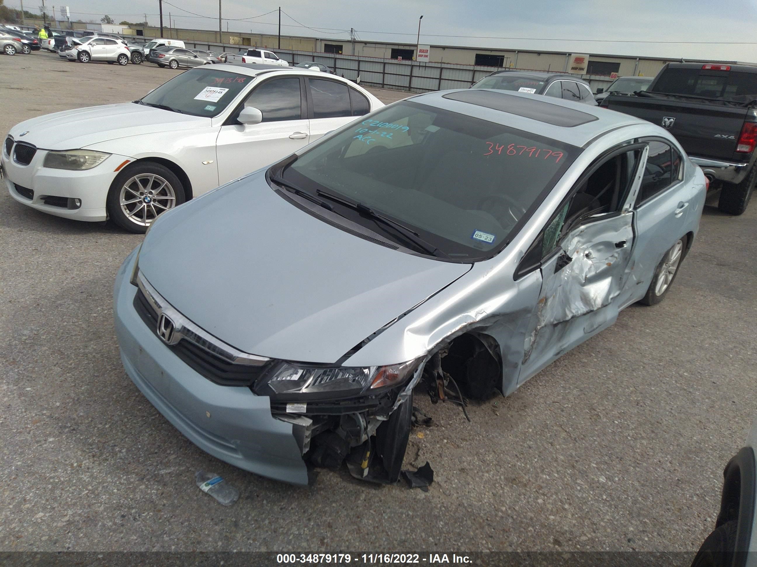 Photo 1 VIN: 19XFB2F92CE349209 - HONDA CIVIC 