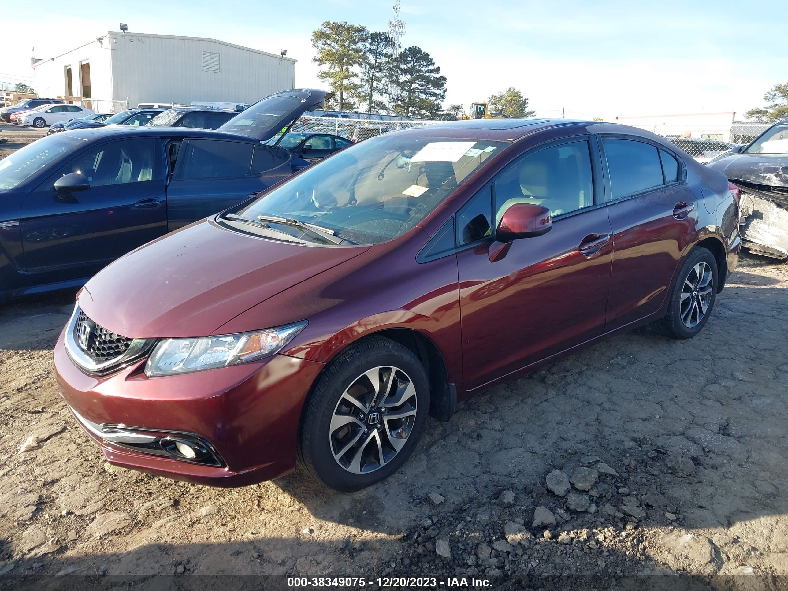 Photo 1 VIN: 19XFB2F92DE283830 - HONDA CIVIC 