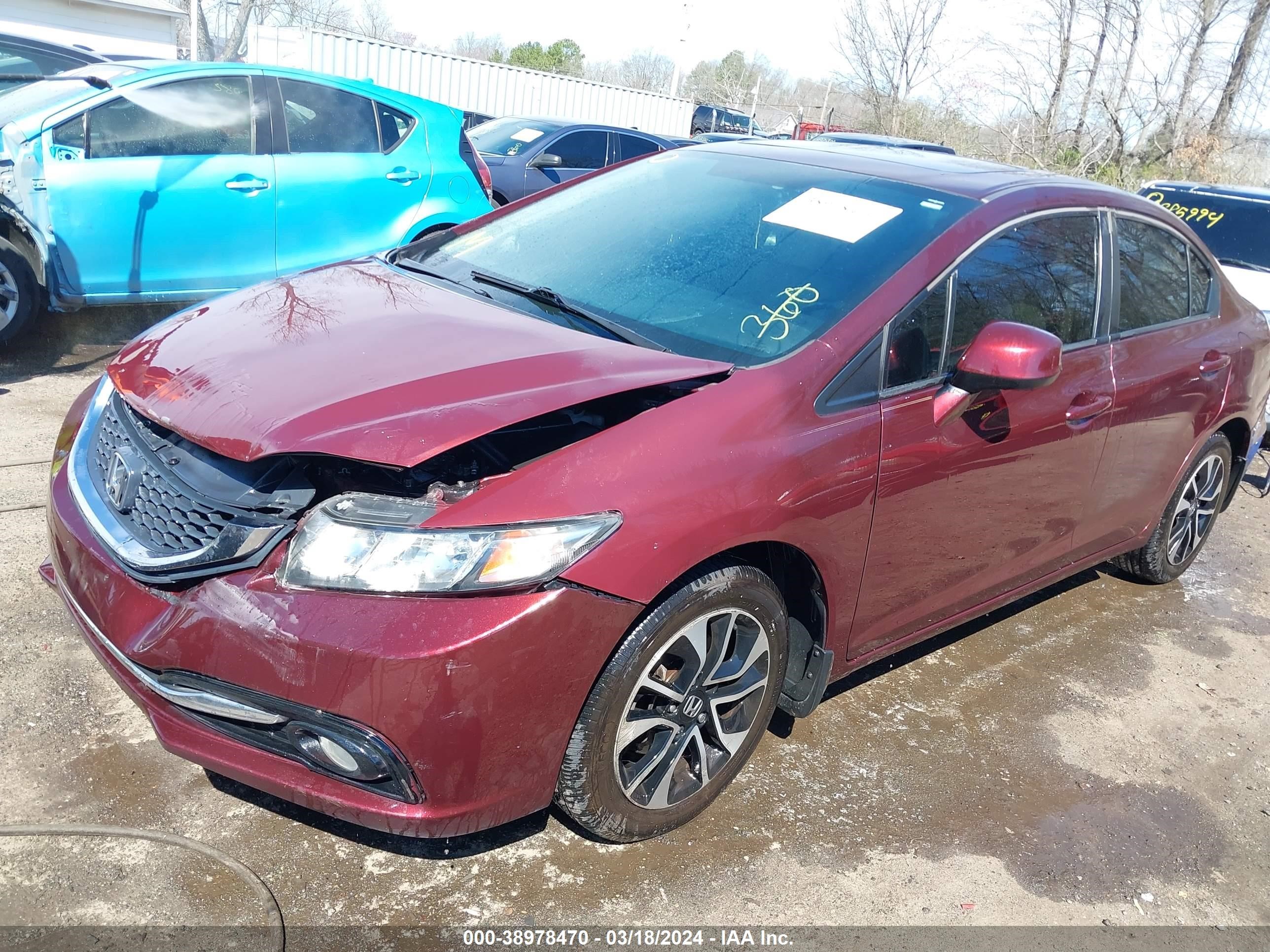 Photo 1 VIN: 19XFB2F94DE202889 - HONDA CIVIC 