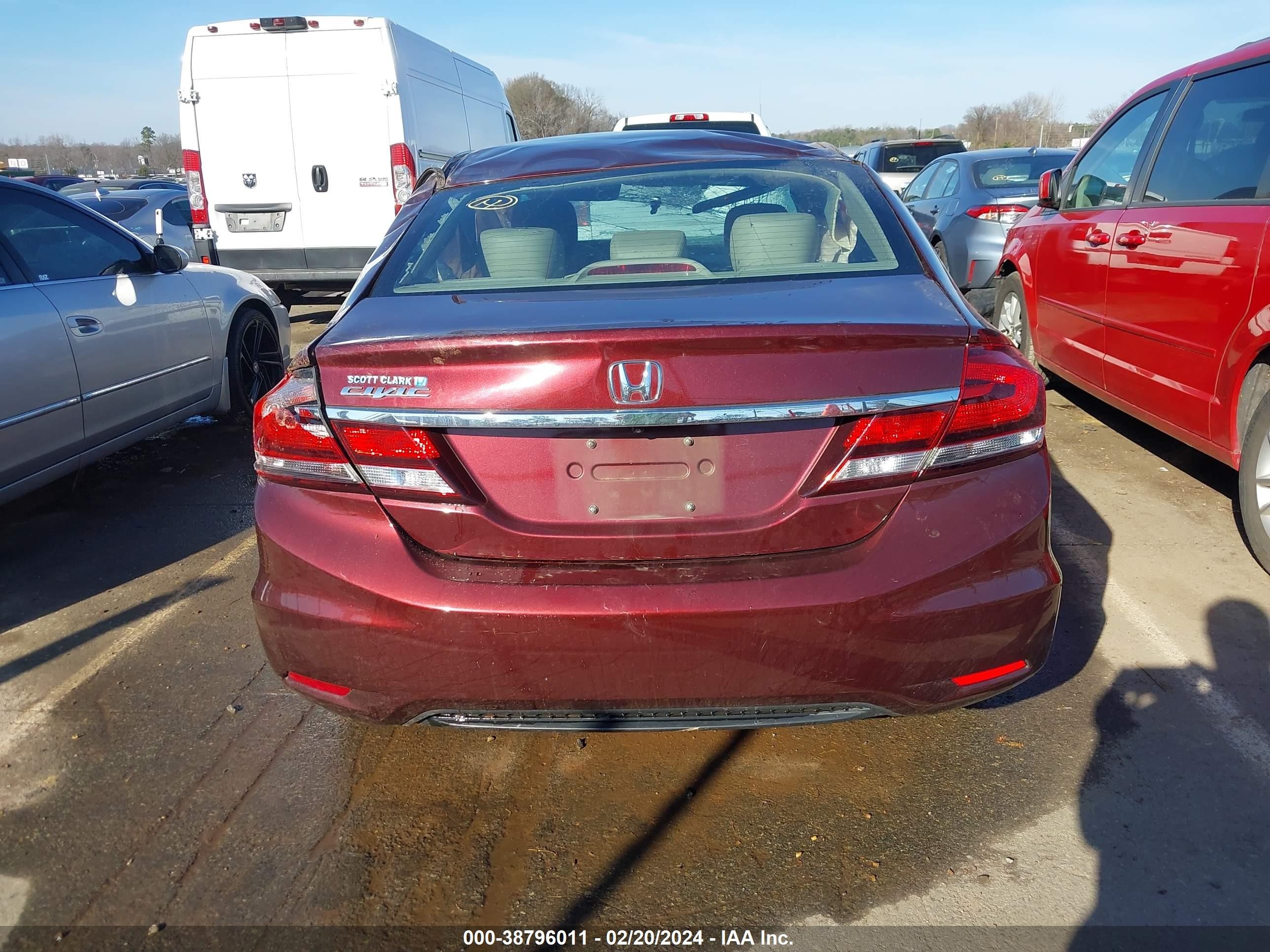 Photo 14 VIN: 19XFB2F94FE097046 - HONDA CIVIC 