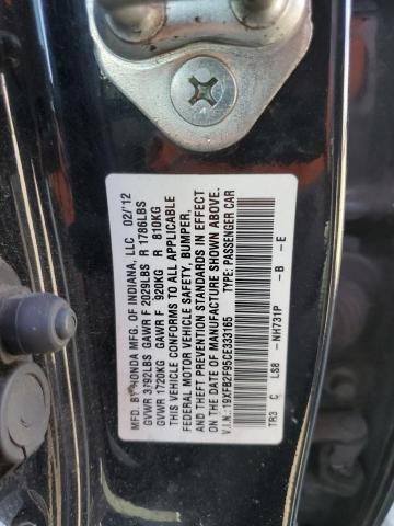 Photo 9 VIN: 19XFB2F95CE333165 - HONDA CIVIC EXL 