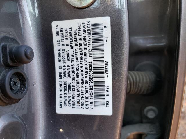 Photo 11 VIN: 19XFB2F95EE058304 - HONDA CIVIC EX-L 