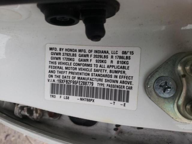 Photo 9 VIN: 19XFB2F95FE288779 - HONDA CIVIC EXL 