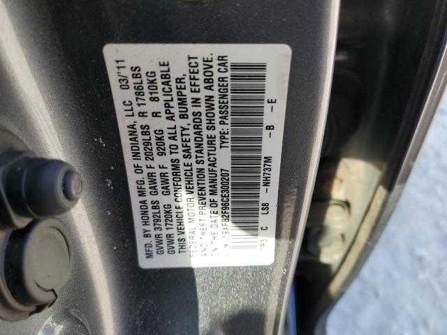 Photo 11 VIN: 19XFB2F96CE300207 - HONDA CIVIC EXL 