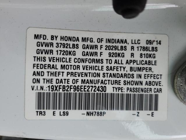 Photo 11 VIN: 19XFB2F96EE272430 - HONDA CIVIC EXL 