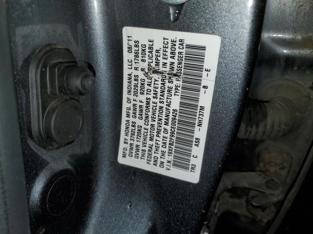 Photo 11 VIN: 19XFB2F99CE009426 - HONDA CIVIC 