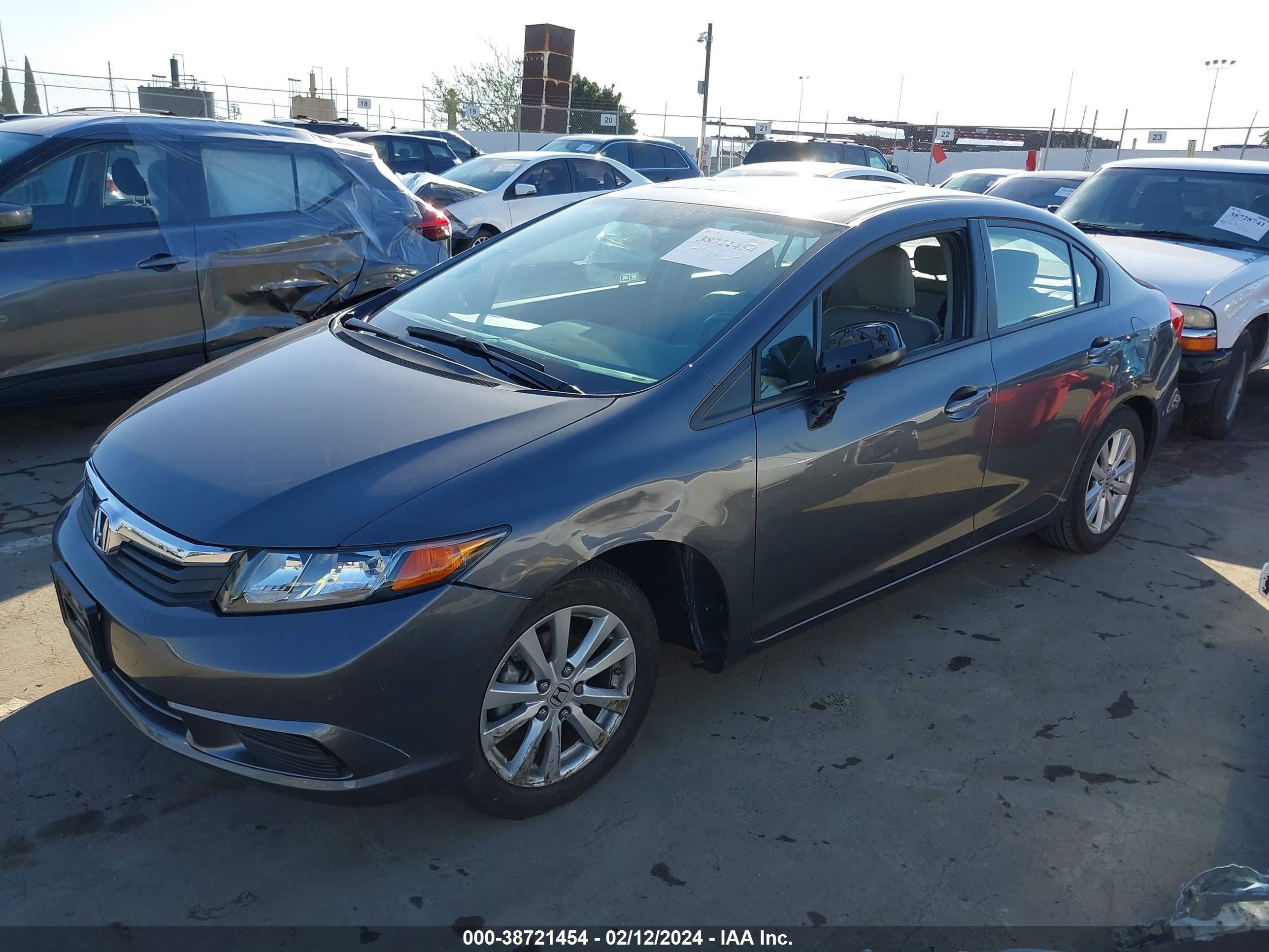 Photo 1 VIN: 19XFB2F99CE342161 - HONDA CIVIC 