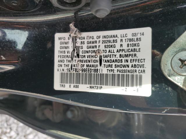 Photo 12 VIN: 19XFB2F99EE018811 - HONDA CIVIC 