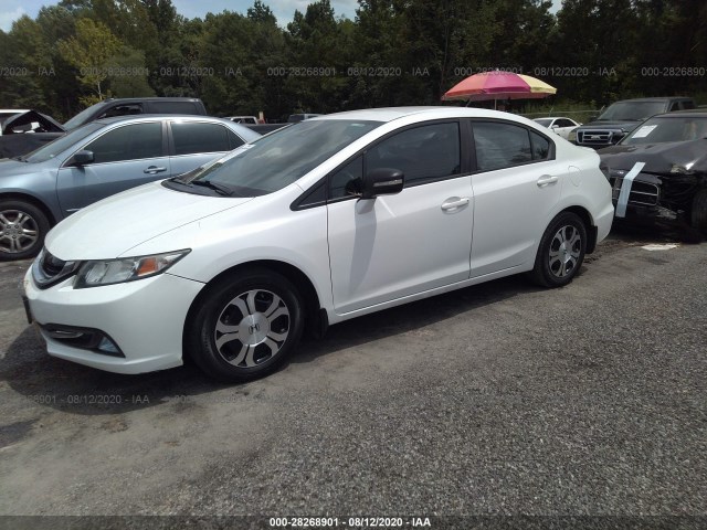 Photo 1 VIN: 19XFB4F20DE000601 - HONDA CIVIC HYBRID 