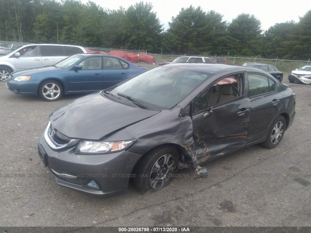 Photo 1 VIN: 19XFB4F20DE200152 - HONDA CIVIC HYBRID 