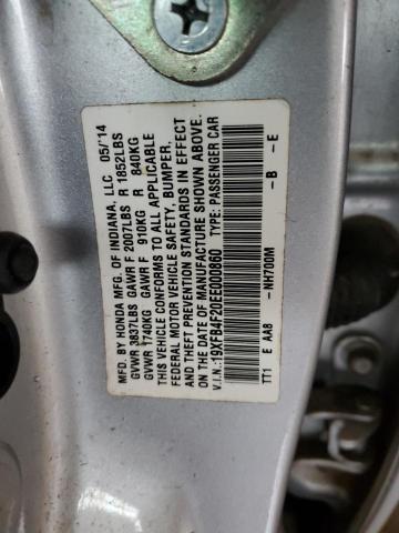 Photo 11 VIN: 19XFB4F20EE000860 - HONDA CIVIC HYBR 