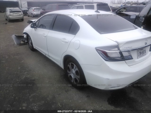 Photo 2 VIN: 19XFB4F21DE003040 - HONDA CIVIC HYBRID 