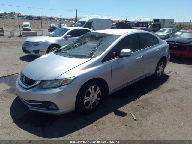 Photo 1 VIN: 19XFB4F21DE003880 - HONDA CIVIC HYBRID 