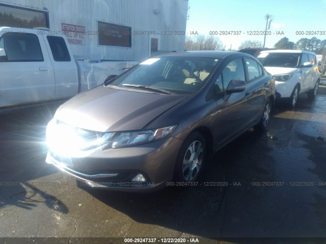 Photo 1 VIN: 19XFB4F21DE203738 - HONDA CIVIC HYBRID 