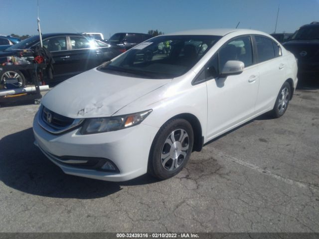 Photo 1 VIN: 19XFB4F22DE003757 - HONDA CIVIC HYBRID 