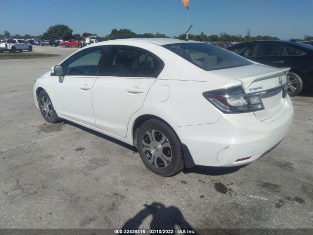 Photo 2 VIN: 19XFB4F22DE003757 - HONDA CIVIC HYBRID 