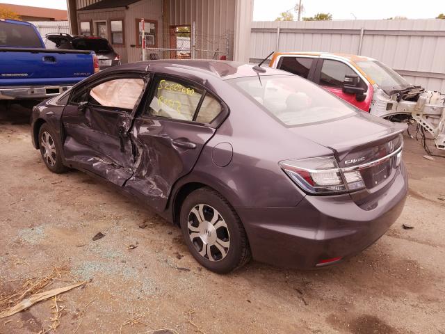 Photo 2 VIN: 19XFB4F23EE001579 - HONDA CIVIC HYBR 