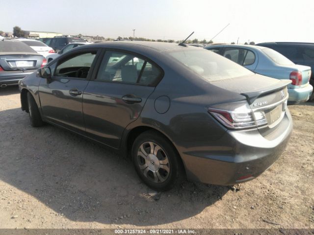 Photo 2 VIN: 19XFB4F24DE201353 - HONDA CIVIC HYBRID 