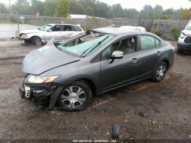 Photo 1 VIN: 19XFB4F25DE001050 - HONDA CIVIC HYBRID 