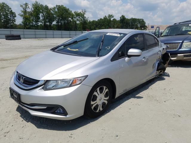 Photo 1 VIN: 19XFB4F25FE001715 - HONDA CIVIC HYBR 