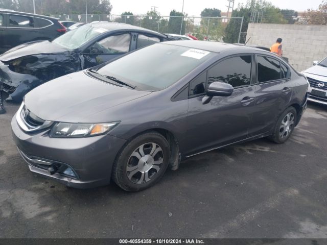 Photo 1 VIN: 19XFB4F27FE200104 - HONDA CIVIC HYBR 