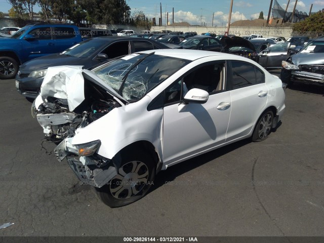 Photo 1 VIN: 19XFB4F29DE002511 - HONDA CIVIC HYBRID 