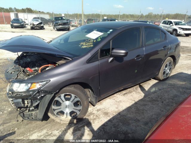 Photo 1 VIN: 19XFB4F2XEE001708 - HONDA CIVIC HYBRID 