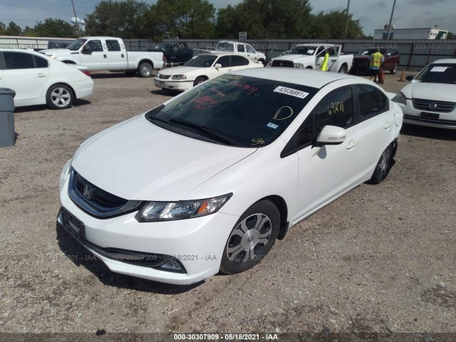 Photo 1 VIN: 19XFB4F34DE001775 - HONDA CIVIC HYBRID 