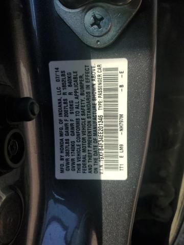 Photo 11 VIN: 19XFB4F34EE201346 - HONDA CIVIC HYBR 