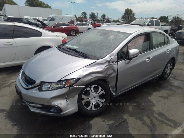 Photo 1 VIN: 19XFB4F34FE001651 - HONDA CIVIC HYBRID 