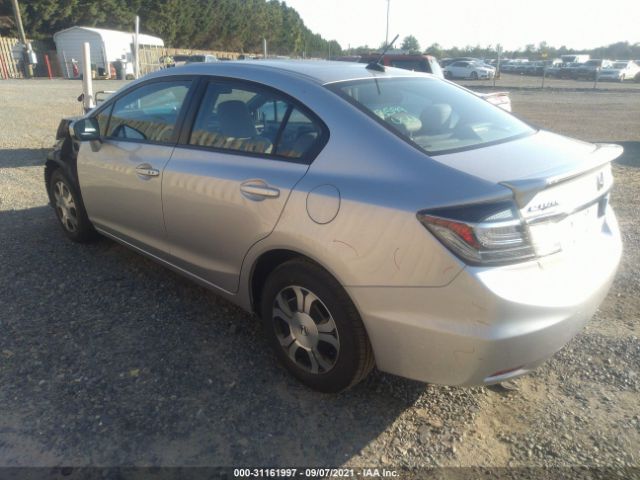 Photo 2 VIN: 19XFB4F34FE200277 - HONDA CIVIC HYBRID 