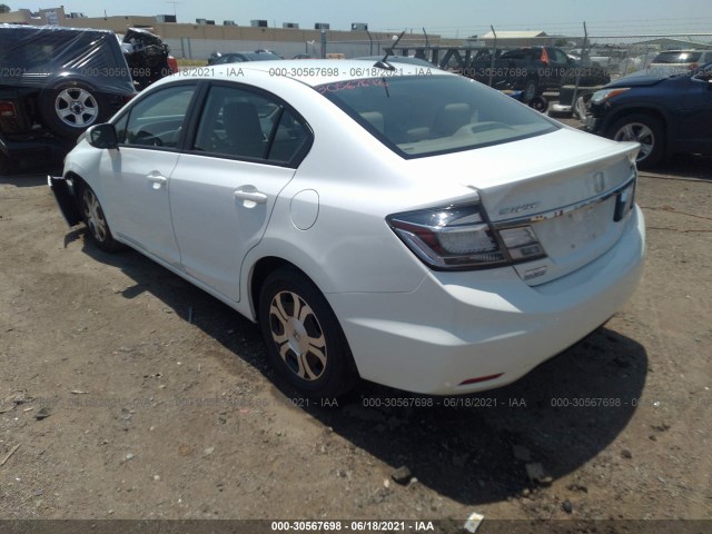 Photo 2 VIN: 19XFB4F36DE001163 - HONDA CIVIC HYBRID 