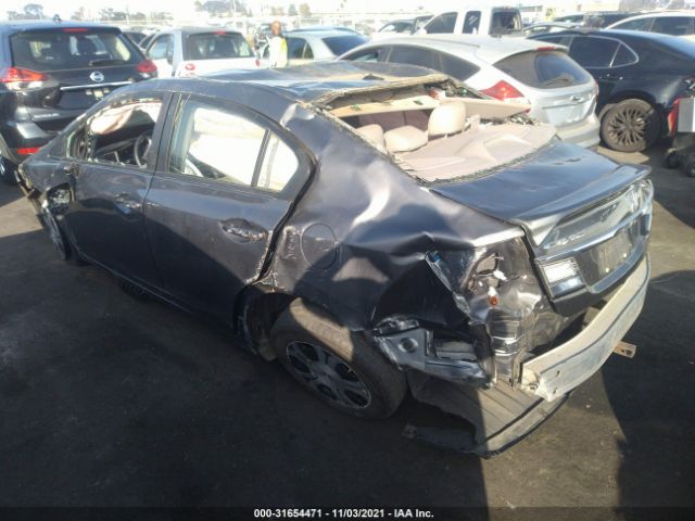 Photo 2 VIN: 19XFB4F37DE203655 - HONDA CIVIC HYBRID 