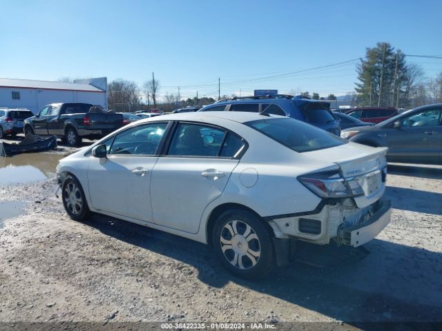 Photo 2 VIN: 19XFB4F37FE001188 - HONDA CIVIC HYBRID 