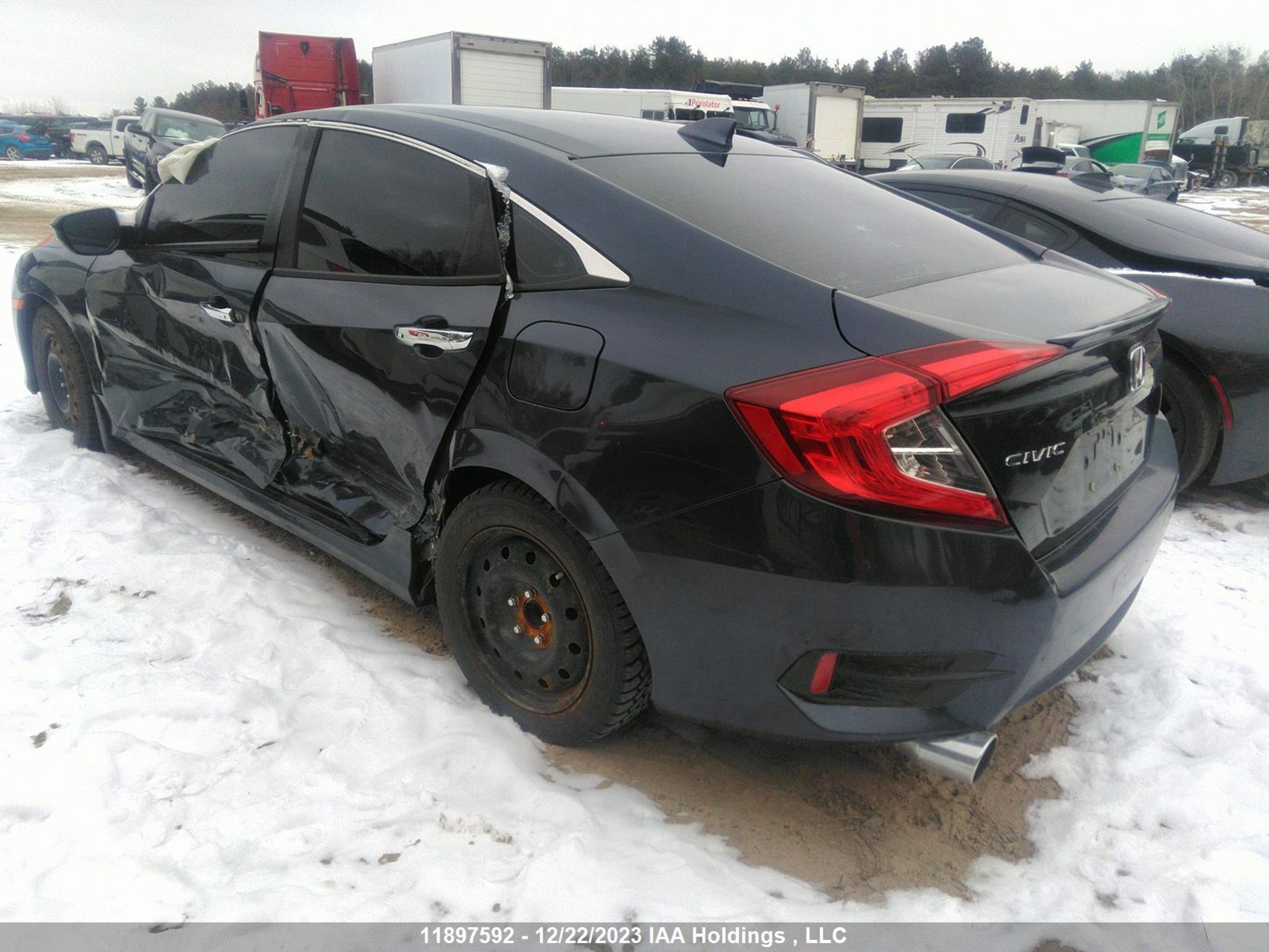 Photo 2 VIN: 19XFC1F30GE214030 - HONDA CIVIC 