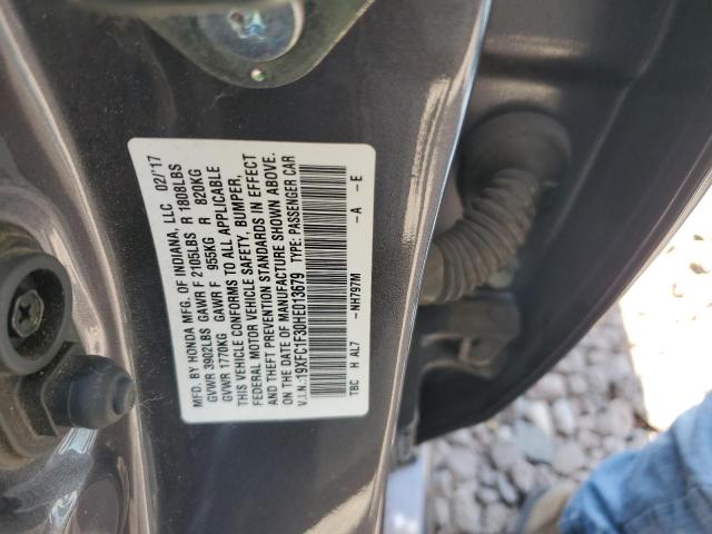 Photo 11 VIN: 19XFC1F30HE013679 - HONDA CIVIC 
