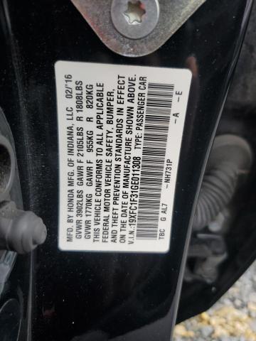 Photo 12 VIN: 19XFC1F31GE011308 - HONDA CIVIC EX 